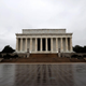 The plaza in front of the Lincoln Memorial in Washington D.C. is empty on March 17, 2020.